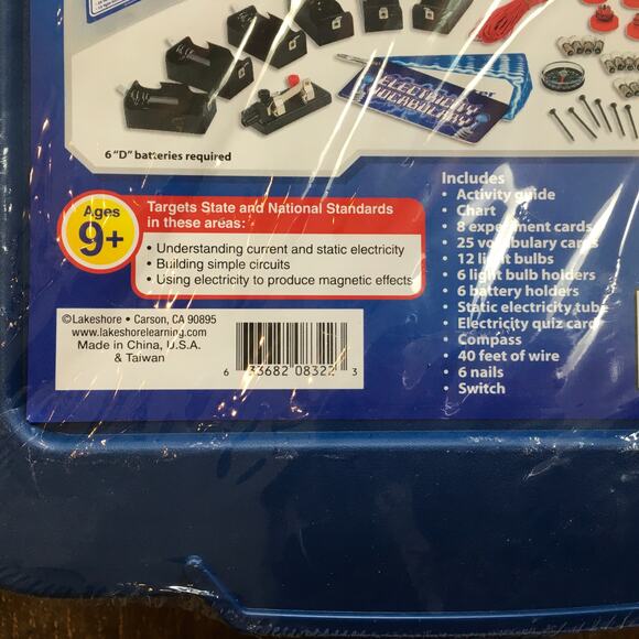 NEW Lakeshore Electricity Activity Tub Learning STEM Science Kit Homeschool 9+ - Picture 2 of 5